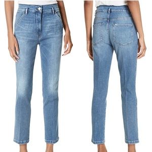 Frame Denim Thistle Slit Pocket Crop Jeans - 27